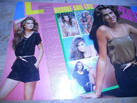 Brooke Shields German Posters Bravo Magazine 1980´ties Out Of Print