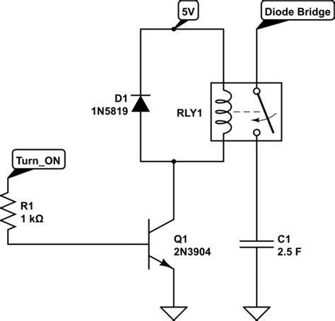 capacitor relay capacitive load   electrical engineering stack exchange