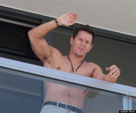 mark wahlberg is back to his old shirtless ways in miami