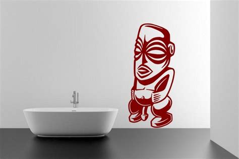 Aztec Statue Ancient God Of Sex Large Wall Sticker