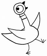 Pigeon Mo Willems Coloring Pages Sheets Gerald Piggie Choose Board Book Colouring Printable sketch template