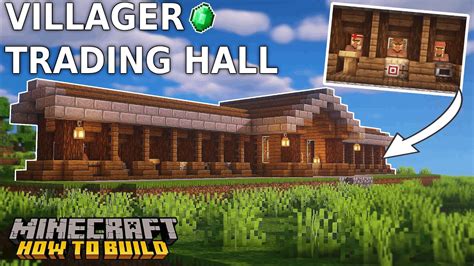 minecraft   build  villager trading hall creepergg