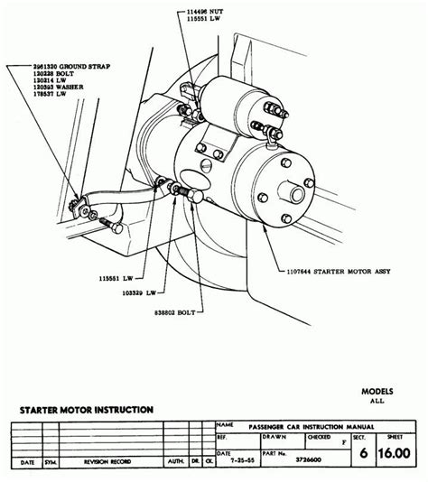 chevy mini starter wiring diagram