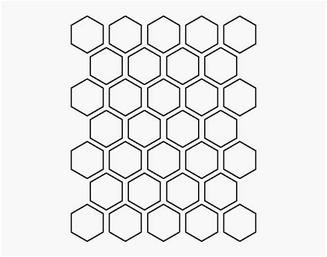printable   hexagon template hd png  transparent png