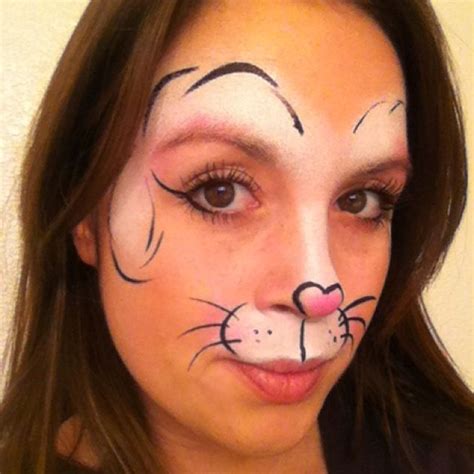 bunny face facepaint easterfacepaint bunny rabbit easterideas