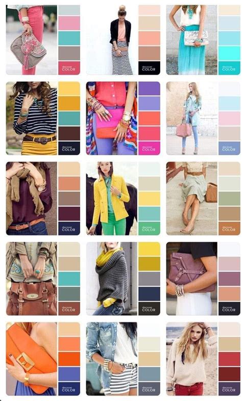 color matches color combinations  clothes colour combinations fashion color combos outfit