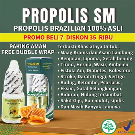 jual propolis sm 100 ekstrak propolis bukan ms melia original 100