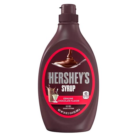 Hershey S Chocolate Syrup 24oz Genuine Chocolate Flavor
