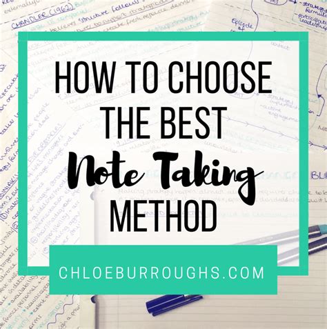 choose   note  method chloeburroughscom
