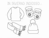 Disegni Schede Invernali Colorare Vestiti Didattiche Indumenti Infanzia Maestra Abbigliamento Invernale Attività Abiti Lamaestralinda Giubbotto sketch template