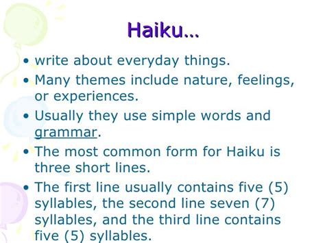 teaching haiku poem haiku poems writing poems haiku