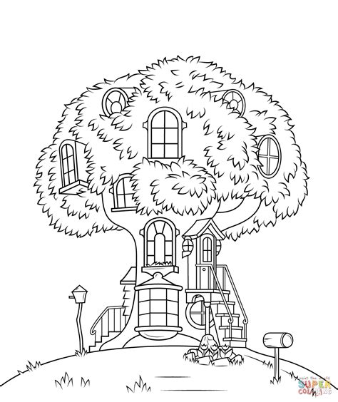 images  tree house coloring pages printable magic tree house