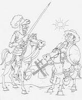 Quijote Don Mancha Colorear Dibujos Para Spanish Resultado Dela Imagen Es Google Coloring Pages sketch template