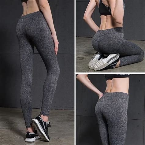 women s compression leggings tights running pants push up elastic xl