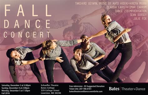 performance posters dance bates college