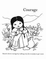 Courage Coloring Sheets sketch template