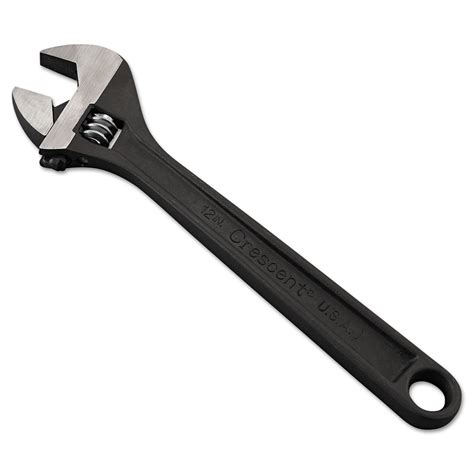 crescent crescent adjustable wrench  long   opening black