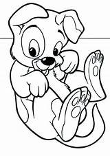 Coloring Puppy Pages Puppies Library Usable Cartoon Kids Clipart sketch template
