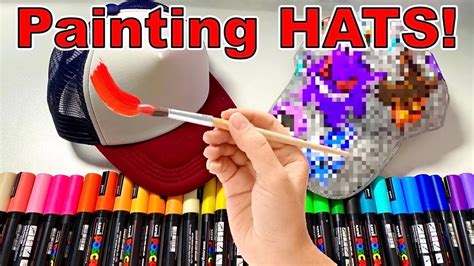 custom painting hats youtube