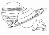 Pintar Dibuixos Coloriage Laminas Planetes Jupiter Saturn Dibuix Nens Manualitats Nadal sketch template