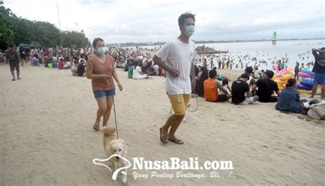 Akhir Libur Panjang Pantai Di Denpasar Ramai Pengunjung