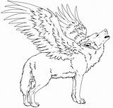 Wolves Winged Realistic Getcolorings Getdrawings Wolfman Book Werewolf Crafter Gacha Alpha Pack Cried sketch template