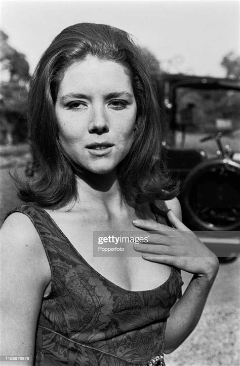 English Actress Diana Rigg Posed In Character As Emma Peel During