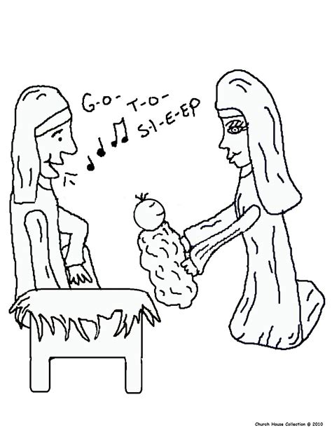 birth  jesus coloring pages