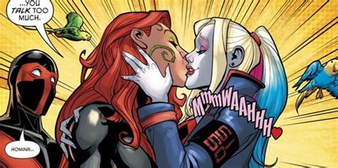 Poison Ivy And Harley Quinn Share Their First Kiss In Dc Comics Main