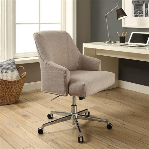 leighton home office chair stoneware beige walmartcom
