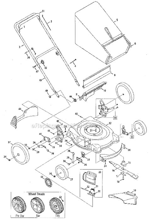yard machines   parts list  diagram ereplacementpartscom