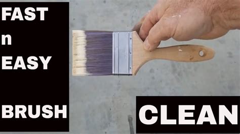 clean  paint brush   pro fast  easy  water youtube