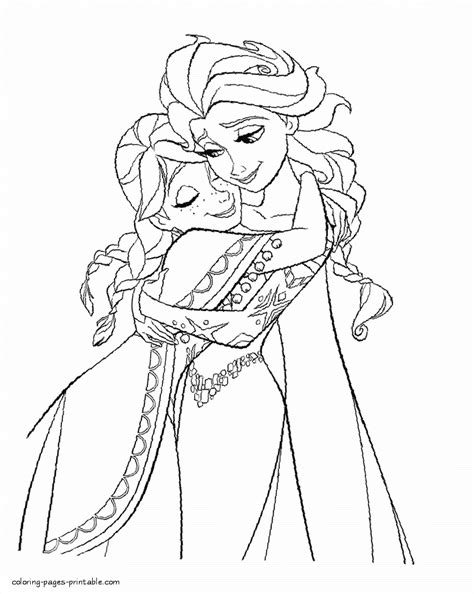 coloring pages elsa  anna coloring pages printablecom