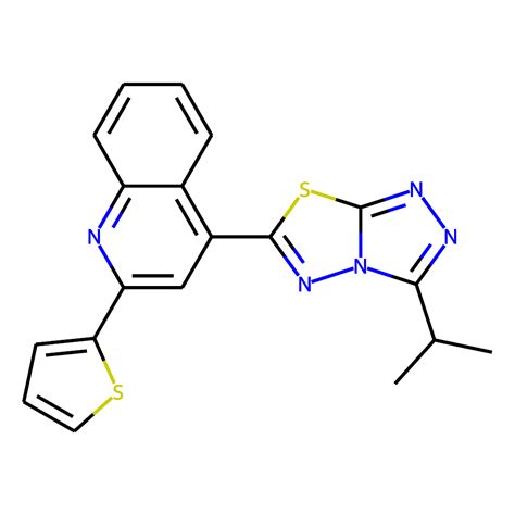 chemdiv screening compound   propan  yl triazolo