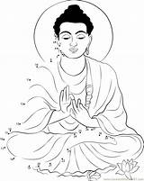 Buddha Purnima Connectthedots101 sketch template