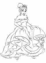 Coloring Pages Dresses Princess Girl Dress Halloween Library Clipart Disney Comments sketch template