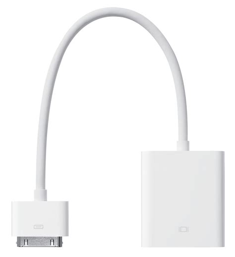 apple  pin dock connector  vga adapter apple ipad iphone ipod white ebay