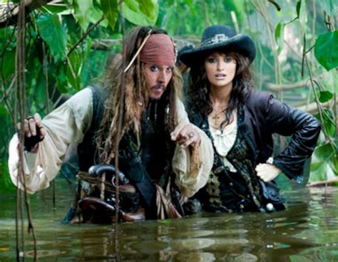 johnny depp and penélope cruz from flick pics pirates of the caribbean