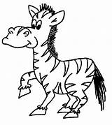 Zebra Coloring Pages Cartoon Kids Animal Cute Colouring Animals Sheet Printable Color Drawing Face Print Clipart Sheets Printabel Line Baby sketch template