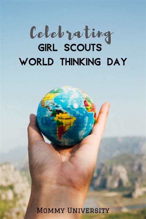 celebrating girl scouts world thinking day flags   world