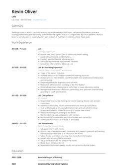 lvn resume samples templates visualcv awesome lvn resume samples