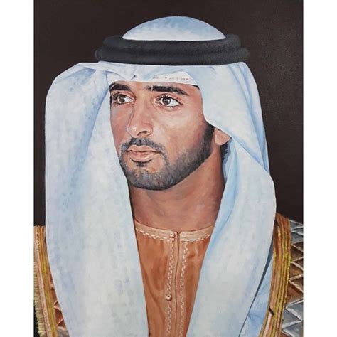 portrait  sheikh hamdan bin mohammed al maktoum monda gallery