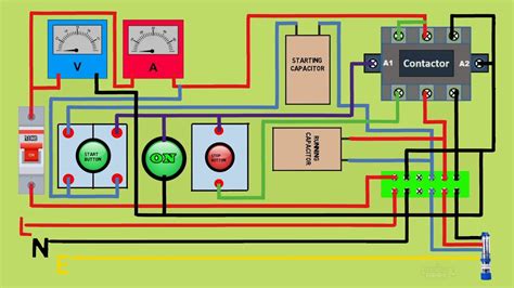 single phase submersible pump control panel wiring diagram  easy click   step