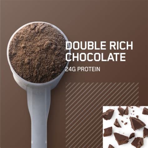 optimum nutrition gold standard double rich chocolate whey protein