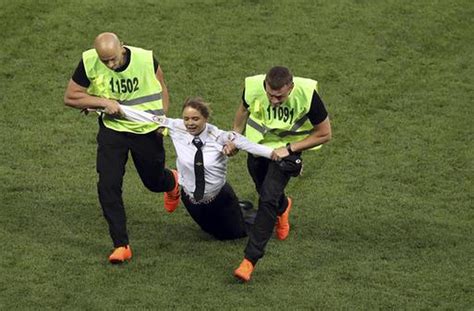 World Cup Final Interrupted By Pitch Invaders Pussy Riot Claim