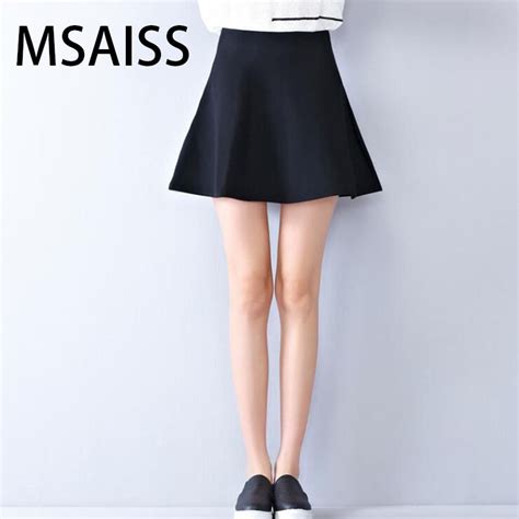 msaiss summer mini pleated skirt women high elasticity pleated skirts