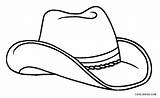 Cowboy Coloring Pages Boot Kids Clipart Printable Clip sketch template