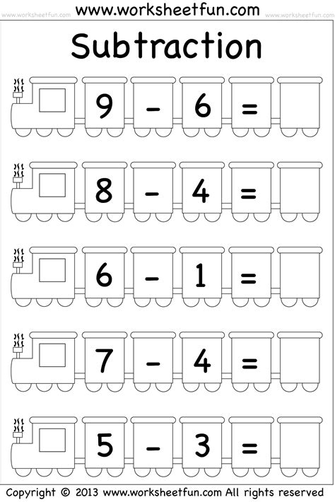 preschool worksheets addition  subtraction teaching treasure