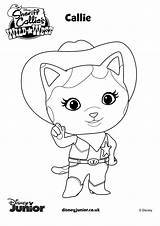 Callie Sheriff Colorear Sherrif West Oso Dibujosparacolorear Birijus Darle Sherif Kleurplaat Colouring sketch template