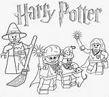 Harry Potter Coloring Printable Lego Pages Kids Coloringbay sketch template